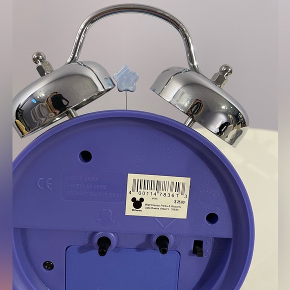 Vintage Disney purple Tinkerbell alarm clock - Picture 4 of 4